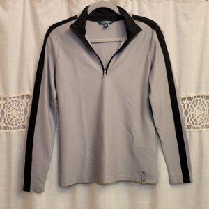 Ralph Lauren Women Gray Pullover Athletic Sweater